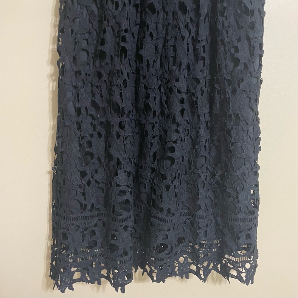 Boohoo NWT Leila Applique V Neck‎ lace Skater Dress size 18 - Picture 4 of 7
